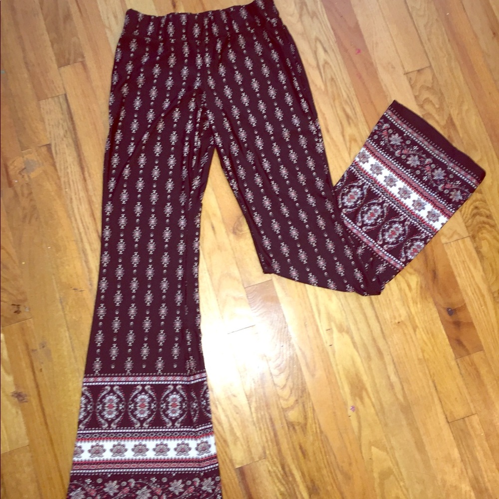 Tight fitted Bell bottom pants